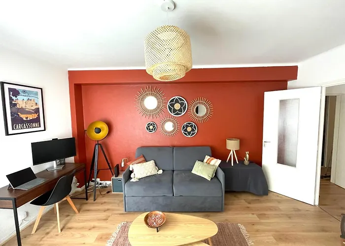 Appartement Charmant & Lumineux A Carcassonne