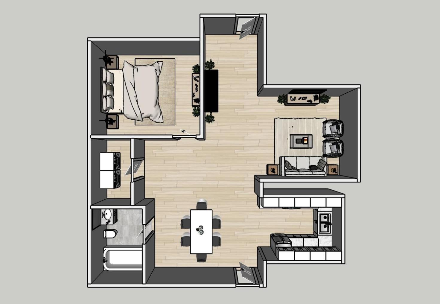 Apartment & Lumineux A Carcassonne